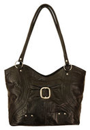 Grote-zwarte-leren-dames-shopper-Evelyn