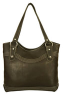 Grote-donkerbruine-leren-dames-shopper-July